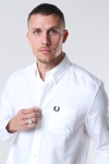 Fred Perry Oxford Shirt White