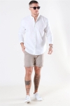 Clean Cut Copenhagen Cotton Linen Shirt White