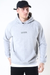 Woodbird Jimmi Split Hoodie Grey Mel.