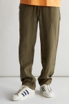 Woodbird Eik Linen Pant Khaki