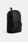 Still Nordic Frill Flap Pocket Backpack Black