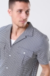 Woodbird Chan Check Shirt Black-White