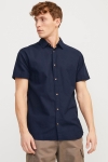 Jack & Jones Summer Linen Shirt SS Navy Blazer