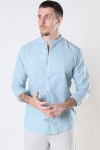 Jack & Jones SUMMER LINEN BAND SHIRT L/S Bay