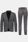 Lindbergh Checked Men's Jacketsæt Check Grey