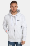 Superdry Orange Label Zip Hoodie Ice Marl