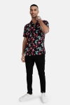 Clean Cut Cactus Bowling Shirt Black