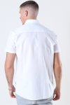 Solid Bill SS BD Lin Shirt White