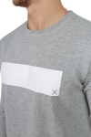Clean Cut Logo Sweatshirts Light Grey