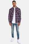 Superdry Lumberjack Lite Shirt Burgundy Horizon Check