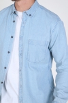 Only & Sons Basic Denim Shirt Light Blue Denim