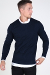 Tailored & Originals Mont O-neck Knit Insignia Blue