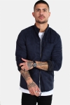 Kronstadt Johan Zip Suede Shirt Navy