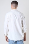 Allan China Linen Shirt Off White