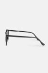 Fashion Panto Solbrille Blank Black.