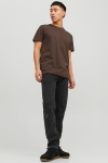 Jack & Jones Organic Basic Tee Seal Brown