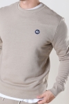 Kronstadt Lars Organic/Recycled crew sweat Sand