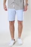 Kronstadt Hector Oxford Stripe Shorts White / Light Blue