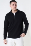 ONLY & SONS ONSMAC REG HALF ZIP SWEAT Black