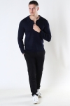 ONLY & SONS WYLER LIFE LS POLO KNIT Dark Navy
