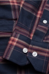 Les Deux Boswell Shirt Dark Navy Check