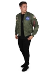 Alpha Industries  MA-1 VF NASA Bomber Jacket Sage Green