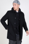Clean Cut Halmstad Wool coat Black