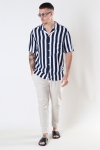 Kronstadt Ramon Cuba big stripe S/S shirt Navy