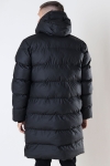 Rains Long Puffer Jacket 01 Black