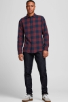 Jack & Jones Gingham Twill Shirt L/S Port Royale