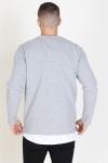 Just Junkies Emilio Crew Sweatshirts Grey Mellange
