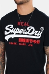 Superdry Vintage Logo Tri T-shirt Eclipse Navy