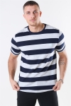 Les Deux Levoir T-shirt Snow Mel/Navy