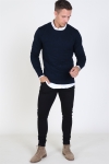 Tailored & Originals Mont O-neck Knit Insignia Blue