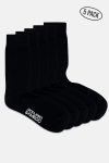 Jack & Jones JACBASIC BAMBOO SOCK 5 PACK NOOS Black Black - Black - Black - Black