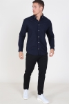 Kronstadt Johan Oxford Washed Shirt Navy