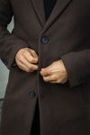 Jack & Jones Morrison Wool Coat Seal Brown