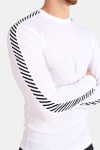 Helly Hansen Lifa Stripe Crew Basislag White