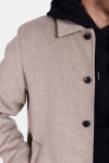 Just Junkies Jack Wool coat Dark Sand