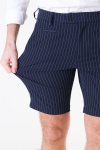 Les Deux Como Light Pinstripe Shorts Dark-Navy/Provincial Blue