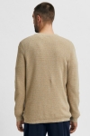 Selected SLHROCKS LS KNIT CREW NECK G NOOS Kelp Bone white twist