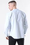Clean Cut Cotton Linen Mao Shirt Sky Blue