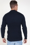 Selected Bubble High Neck Knit Dark Sapphire