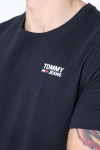 Tommy Jeans Regular Corp Logo T-shirt Black