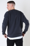 Kronstadt Lars Organic/Recycled crew sweat Charcoal mel