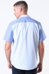 Woodbird Rant Cuba Patch Shirt White/Blue