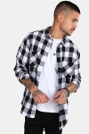 URBAN CLASSICS Checked Flanell Shirt Black/White