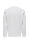 ONLY & SONS Berkeley Regular Crew Neck Bright White