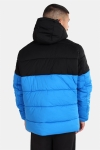 Urban Classics TB2425 Hooded 2-Tone Puffer Jacket Bright Blue/Black