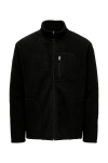 ONLY & SONS Eric Teddy Full Zip High Neck Black